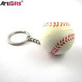 Wholesale Custom souvenir cheap soft pvc football 3d keychain